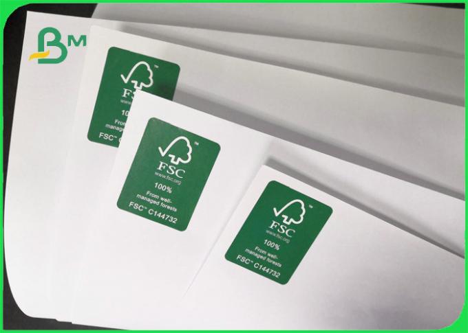 60GSM 70GSM Jumbo roll 92% Whiteness Uncoated Woodfree Offset Paper For Books
