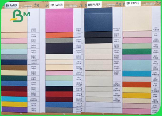 70gsm - 250gsm Smooth surface green / blue / red colored offset paper for printing