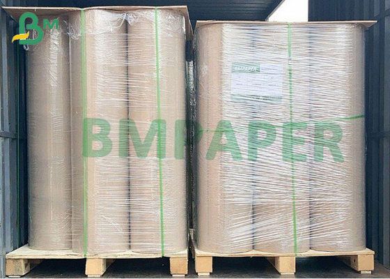 80gsm 120gsm BKP Brown Kraft Paper Roll لحزمة عالية الجودة