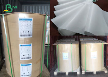 30gsm 40gsm MG Kraft White Paper Jumbo Roll 1000-1200mm FDA Certified