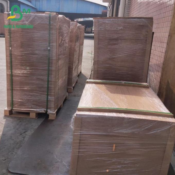 إخراج الصناديق 300 جرام لكل متر مربع ورق كرافت بني غير مبيض لحاويات الطعام 0