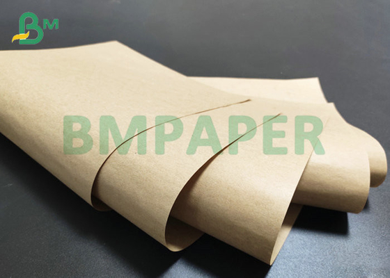 صغير 40gsm 50gsm BKP Brown Kraft Paper 50mm 68mm Wide للتغليف