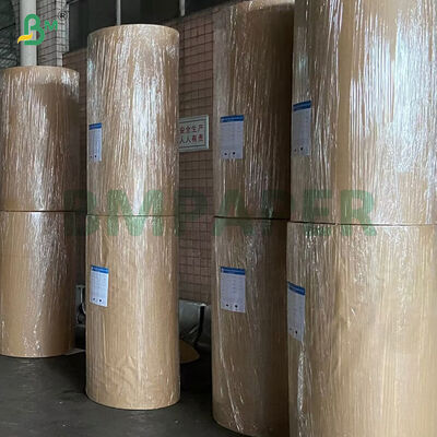 ورق مطلي بطبقة واحدة من البولي إيثيلين اللامع 40 جرامًا للمتر المربع + 10 جرامًا للمتر المربع مقاوم للزيت لتغليف المواد الغذائية