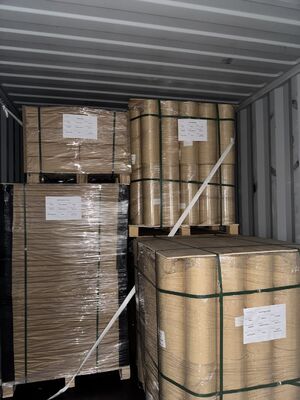 ورق كرافت بني مقاوم للرطوبة 70 جرام 80 جرام لتعبئة الفاكهة 60 سم 80 سم