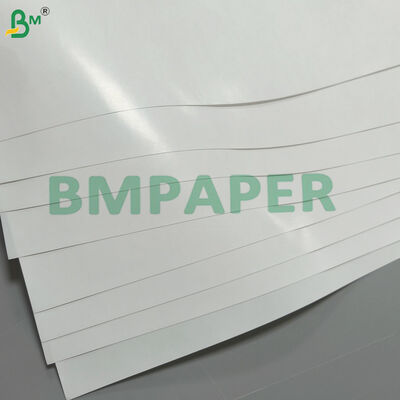 High Shine Bright White Glossy Label Top Paper Material 80gr