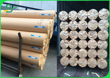 75 - 100gsm ورق المطبوعات الحبرية CAD الورق المخطط 24 بوصة X 150ft النواة 2 بوصة