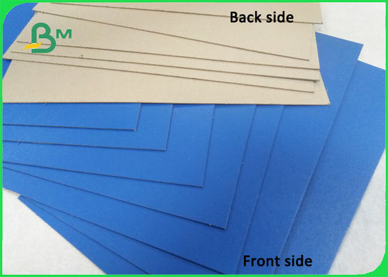 ورق مصقول أزرق لورق الورق المقوى بظهر رمادي 1.0 مم