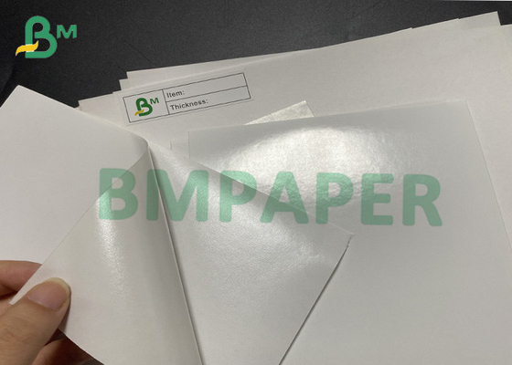 80gsm ورقة لاصقة ذاتية اللصق سوبر وايت لامع دليل على المياه