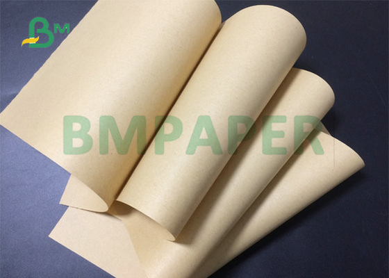 40gsm 50gsm 60gsm الغذاء الصف براون كرافت ورقة جامبول لفة واسعة 40 "× 100 قدم للحزمة