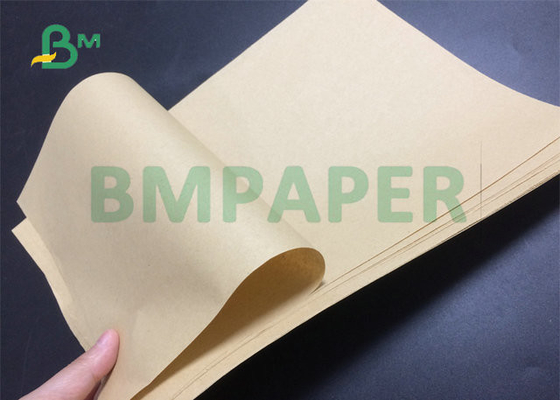 40gsm 50gsm 60gsm الغذاء الصف براون كرافت ورقة جامبول لفة واسعة 40 "× 100 قدم للحزمة