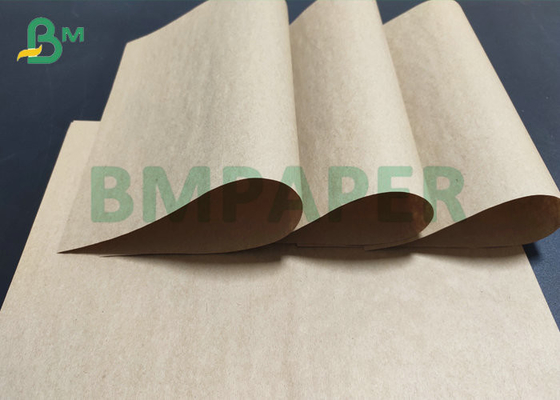 صغير 40gsm 50gsm BKP Brown Kraft Paper 50mm 68mm Wide للتغليف