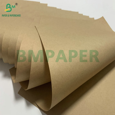 ورق الكرافت البني غير المغطى 70gsm75gsm لأكياس تعبئة الاسمنت الطباعة الطبقة الخارجية