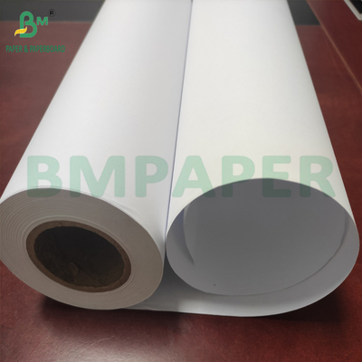 ورق الطباعة باللون 150gr ورق أبيض مغلف من جانب واحد 914mm X 30m رول
