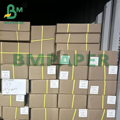ورق السندات البيضاء الساطعة للطباعة الكادية 36 "x 150ft 20LB على 2" النواة