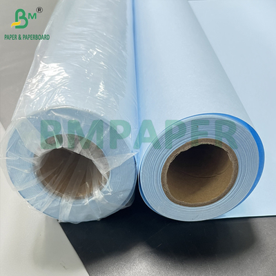 ورق المخطط غير المطلي مباشرة 20lb CAD ورق النموذج الورقية لفة 24 "× 300ft
