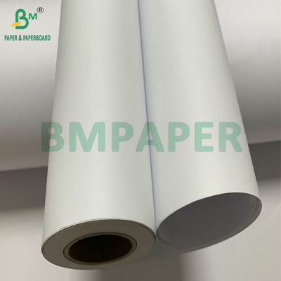الورق الأبيض غير المغطى 20lb CAD Bond Paper للطباعة بالدبوس 36&quot; x 300&quot; 3 لفة لكل صندوق