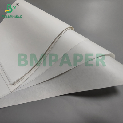 35 غرام 40 غرام MG ورق ملصق أبيض للغذاء الصف التعبئة والتغليف 700 × 1000mm