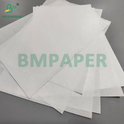 35 غرام 40 غرام MG ورق ملصق أبيض للغذاء الصف التعبئة والتغليف 700 × 1000mm