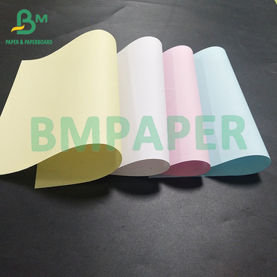 60GSM 75GSM ملونة غير الكربونية NCR ATM استلام الورق لفة CB CFB CF