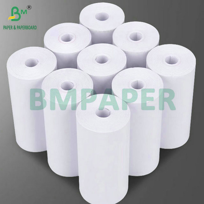 البياض الجيد 55g 80mm x 80mm ورق إيصال حراري للوحة POS للطباعة