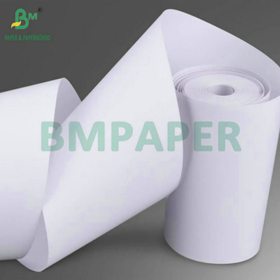 البياض الجيد 55g 80mm x 80mm ورق إيصال حراري للوحة POS للطباعة