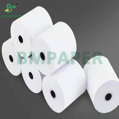 البياض الجيد 55g 80mm x 80mm ورق إيصال حراري للوحة POS للطباعة