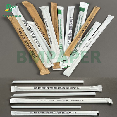 شق الأحجام الصغيرة 30mm 32mm 24gsm 28gsm ورق التغليف البني الكرافت للتعبئة القشرية