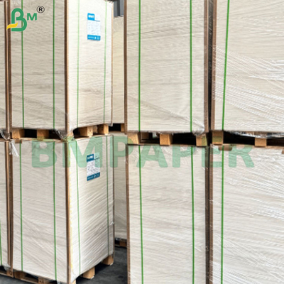 190gsm + 15gsm طعام آمن PE طلاء البكر البري طلاء الورق البني أوراق