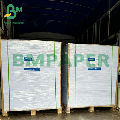 ورق فني ملصق بـ 128 غرام من الجانب المزدوج وملمع ومطاط 27 × 34 " للمجلة