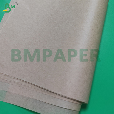 30GSM صفائح الورق البني المقوى بالسيليكون من جانبين الصف الغذائي