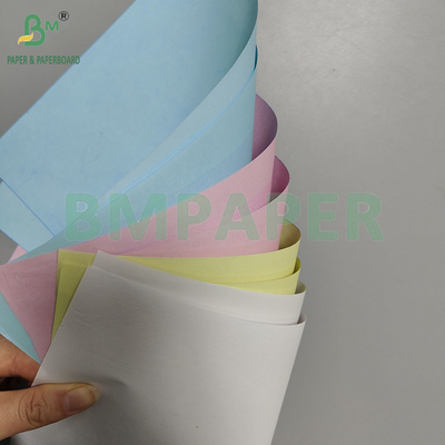 60GSM 75GSM ملونة غير الكربونية NCR CCP خطوة حجم ورقة CB CFB CF