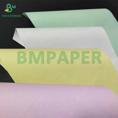 55gsm 75gsm CB CFB CF ورق NCR بلا كربون صورة سوداء أوراق موسعة 57x87cm