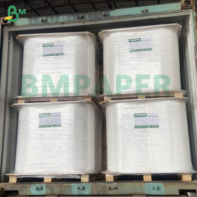 الورق الأبيض للفك الأسنان الغذائي 24 - 28GSM 26.5-32mm العرض البكر الخضروات القابلة للتحلل البيولوجي