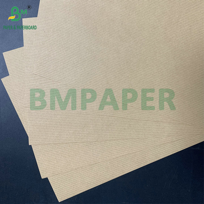 High Stiffness 40gsm 50gsm Brown Striped Kraft Paper For Packaging