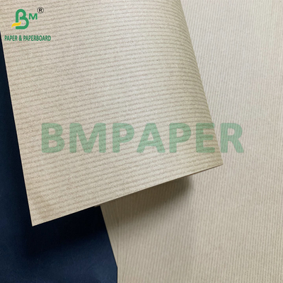 High Stiffness 40gsm 50gsm Brown Striped Kraft Paper For Packaging
