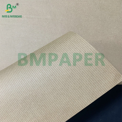 High Stiffness 40gsm 50gsm Brown Striped Kraft Paper For Packaging