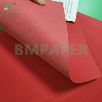 120-400gsm حماية البيئة ورق التغليف الكرافت الأحمر لتغليف الهدايا