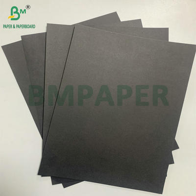 قوة جيدة الوزن الثقيل 350gsm 400gsm الورق المقوى الأسود لصندوق الهدايا
