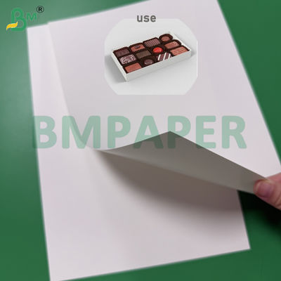 12pt 245gsm C1S الورق المقاوم للزيت للاتصال المباشر مع عبوات الأغذية
