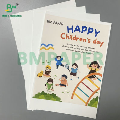 ورق النسيج القابل للطباعة على سطح المكتب A3 A4 حجم ورق النسيج مع جانب واحد مغلفة سمك 0.2mm