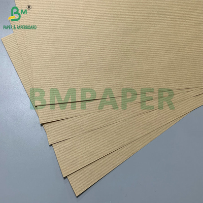صلابة عالية 50gsm 60gsm ورق الكرافت البني المخطط لأزهار التعبئة