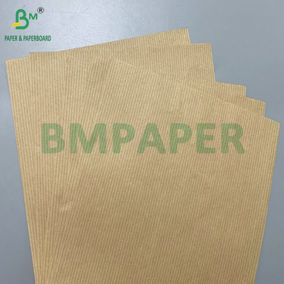 صلابة عالية 50gsm 60gsm ورق الكرافت البني المخطط لأزهار التعبئة