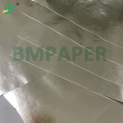 الحفاظ على الغذاء كفاءة تسرب الحرارة 56gsm الفضة وجبة سريعة ورق الألومنيوم
