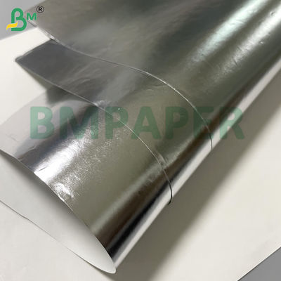 الحفاظ على الغذاء كفاءة تسرب الحرارة 56gsm الفضة وجبة سريعة ورق الألومنيوم