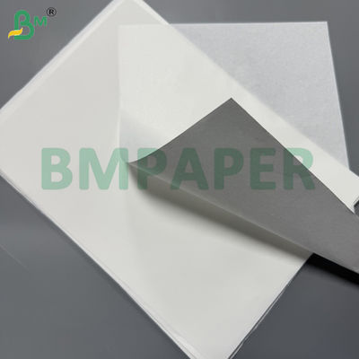 40gsm 50gsm One Side Glossy White Kraft Paper For Food Packaging 60cm Roll Wide