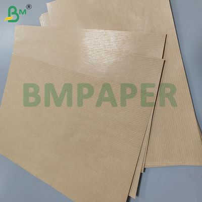 60gsm 70gsm Brown MG Ribbed Kraft Paper For Jewelry Packaging Boxes 1020mm