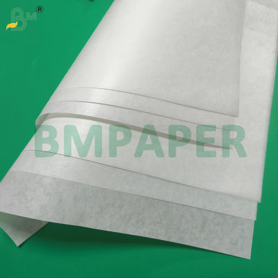 Single Sided Glazed Kraft Paper 35gsm Bleached White MG Paper