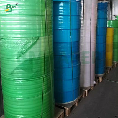 50-80GSM ورق NCR عالي النسخ خال من الكربون 80GSM أبيض / أزرق / وردي / أخضر