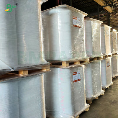 FDA Moisture Resistance White Drinks Straw Wrapping Paper In Roll
