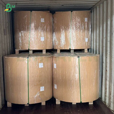 75 جرام 80 جرام ورق كرافت أبيض غير مبيض قوي وقابل للتمدد لأكياس التسوق